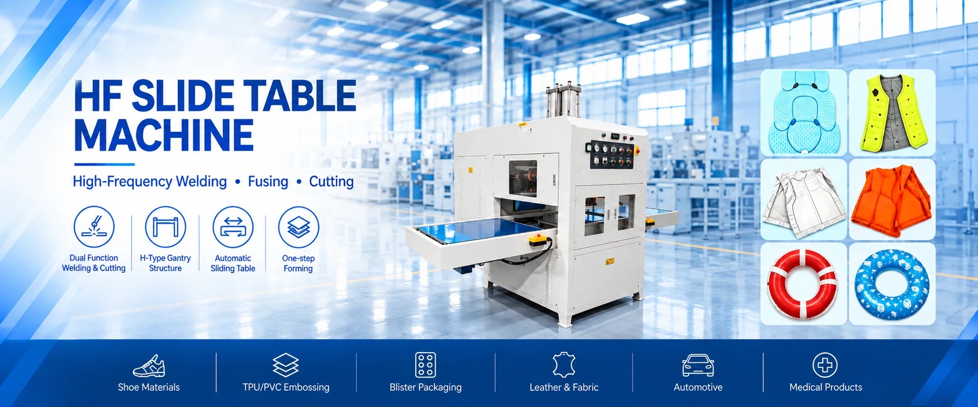 high frequency embossing machine